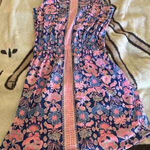 Lilly Pulitzer Pink and Blue Floral Dress